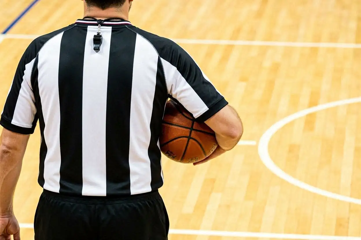 Eric Lewis NBA referee road-foul split chart showing the 61 per cent pattern