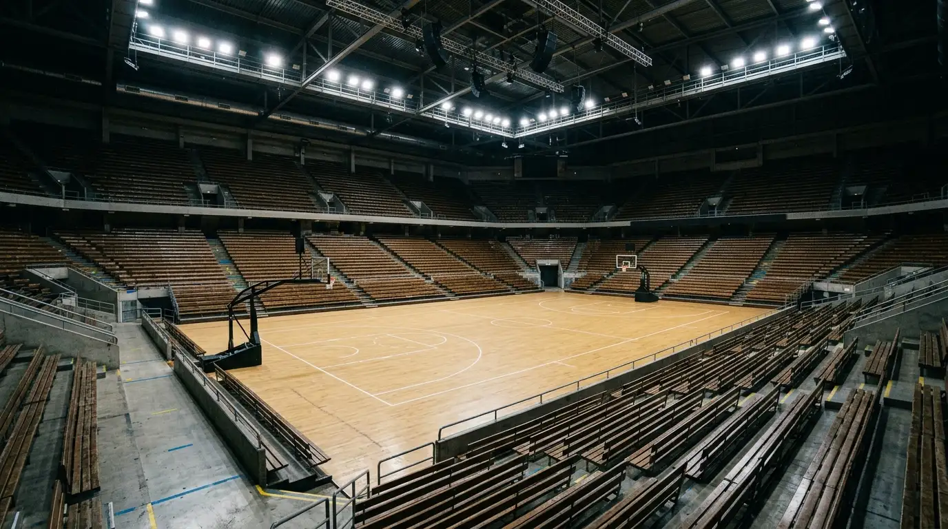 NBA home court advantage referee influence diagram with crowd density and whistle frequency markers