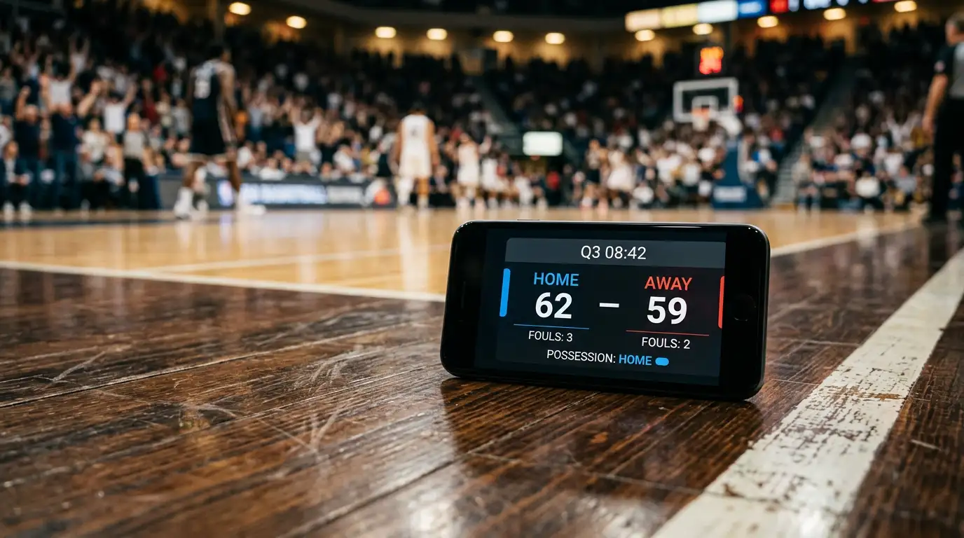 NBA in-play betting interface with referee foul rate indicators and live odds movement