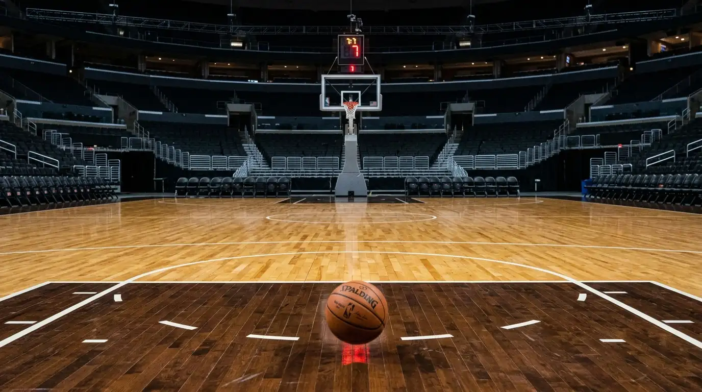 NBA pace adjustment with referee data illustration showing possessions and whistle frequency